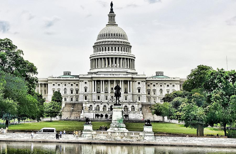 U.S. Capitol Building Photograph by La Dolce Vita