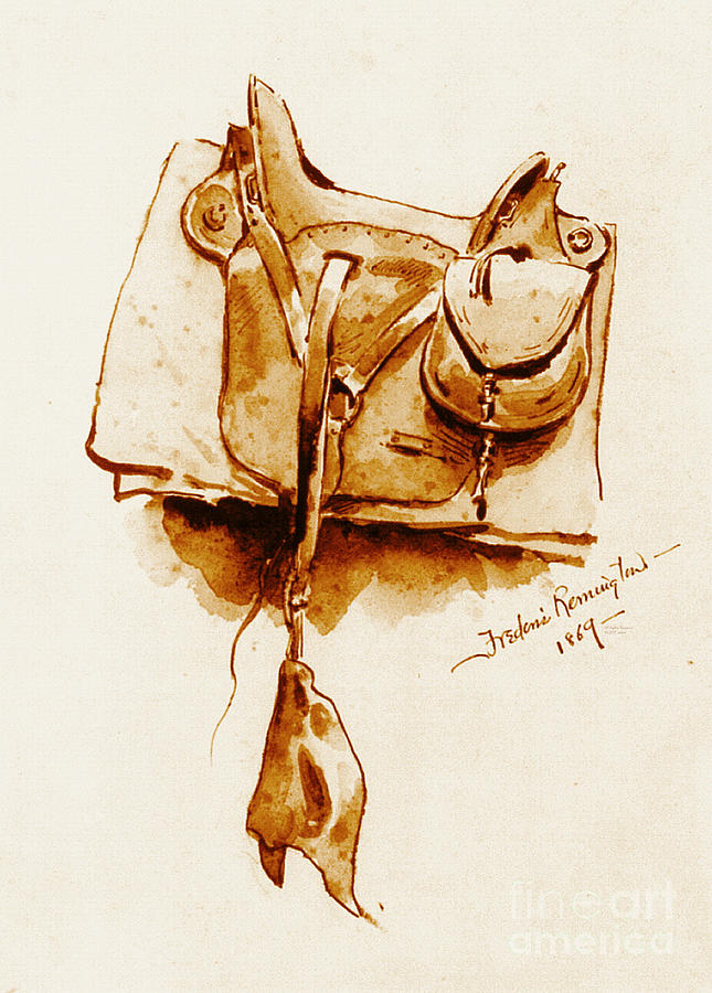 US Cavalry Saddle 1869 Photograph by Padre Art