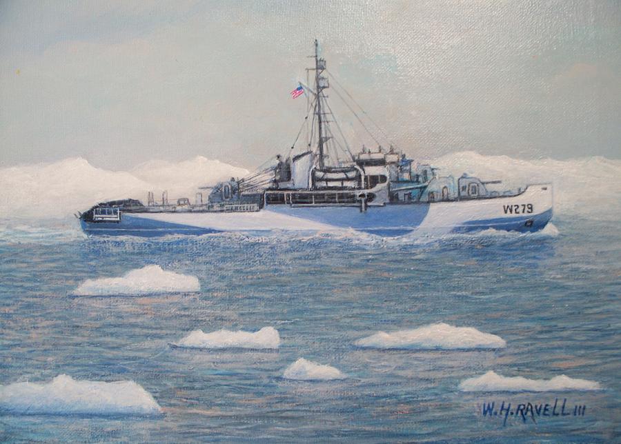 Navy Painting - U.S. Coast Guard Cutter Eastwind by William Ravell Navy Painting - U.S. Coast Guard Cutter Eastwind by William Ravell