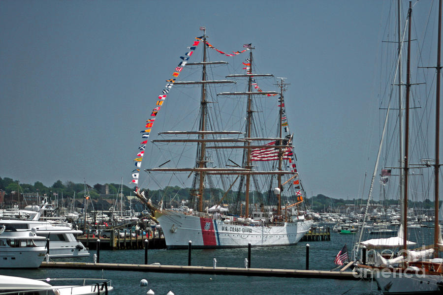 Us Coast Guard Tall Ship Eagle Photograph by Jim Beckwith Pixels