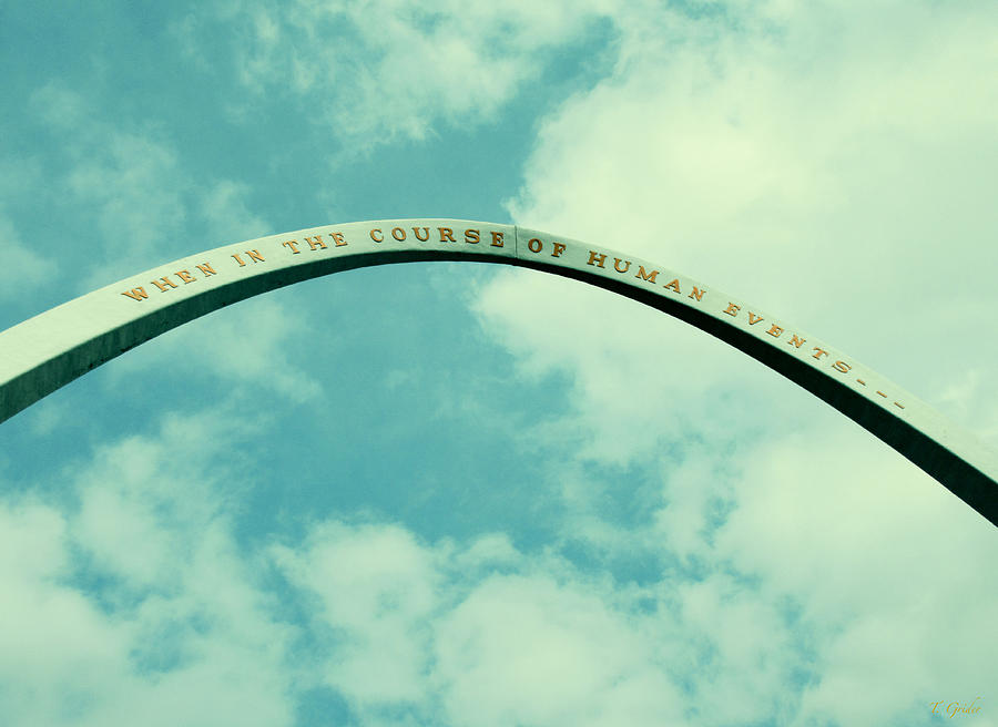 Arch Photograph - U.S. Declaration of Independence Arch  by Tony Grider