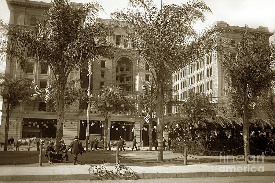 San Diego Photograph - U.S. Grant Hotel, San Diego Built in 1905 at 326 Broadway San Di by Monterey County Historical Society