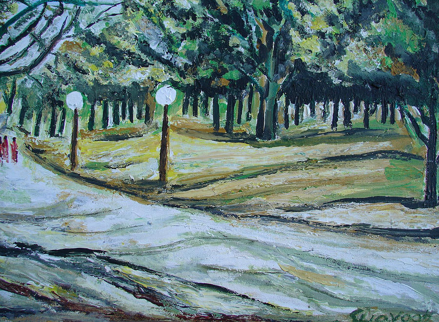 US landscpe-14 Painting by Anand Swaroop Manchiraju