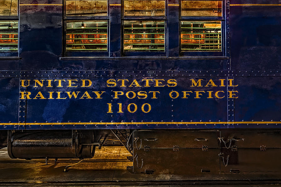 US Mail Railway Post Office Train Photograph by Susan Candelario