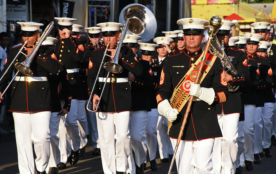 US Marine Corp Band Photograph by Mike Martin Pixels