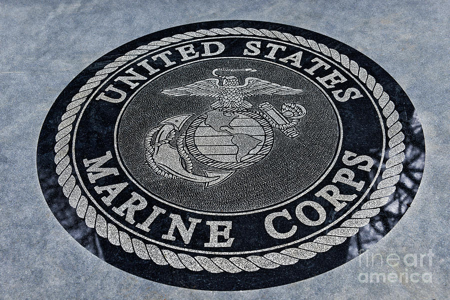 U.S. Marine Corps - USMC Emblem Photograph by Paul Ward