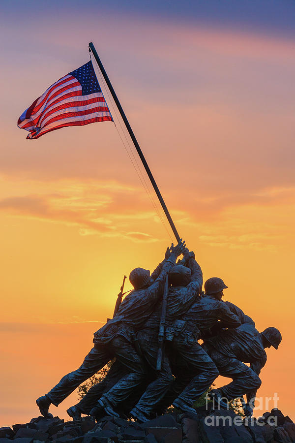 US Marine Corps War Memorial 4 Photograph by Henk Meijer Photography