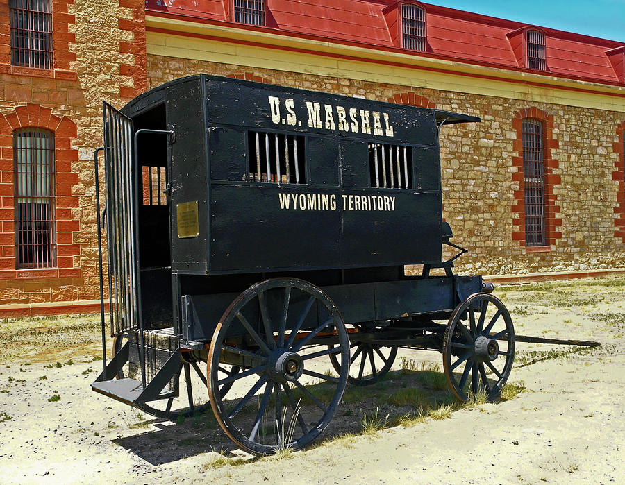 U.S Marshalls Wagon Photograph by Sally Weigand