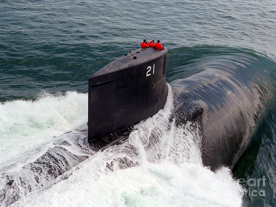 U.s. Navy Attack Submarine Uss Seawolf Photograph by Stocktrek Images