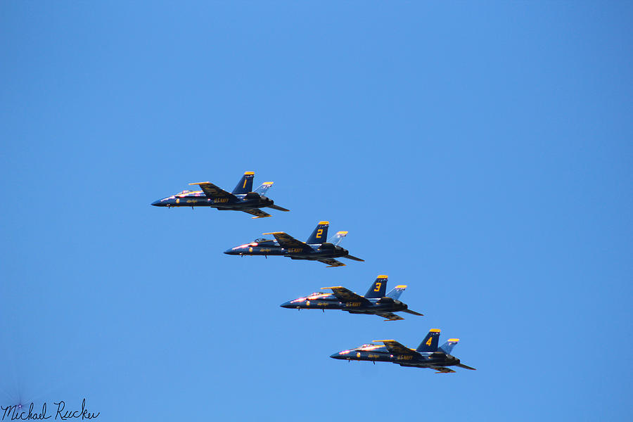 U.S. Navy Blue Angels Photograph by Michael Rucker