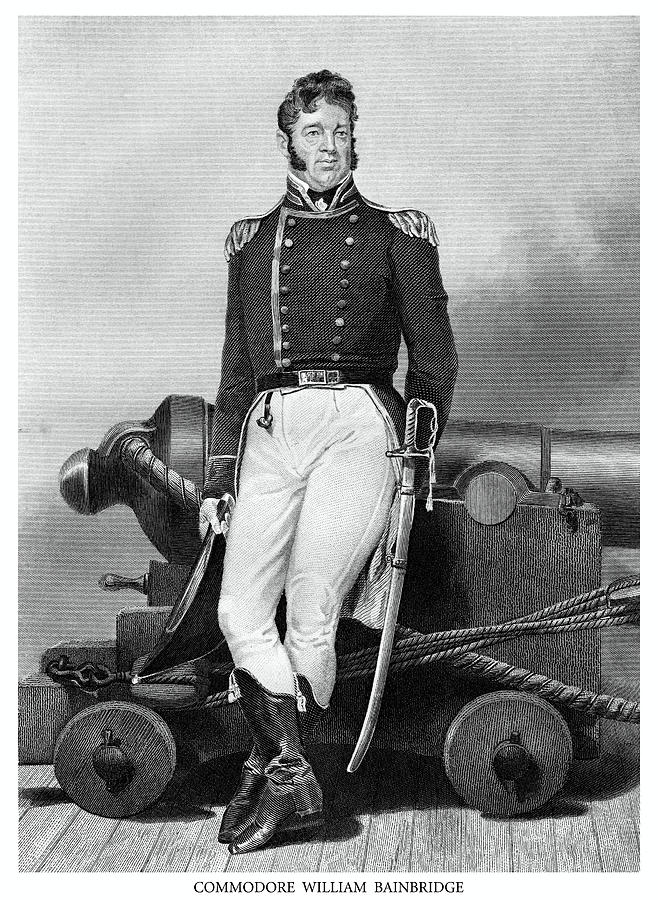 US Navy Commodore William Bainbridge Painting by Historic Image