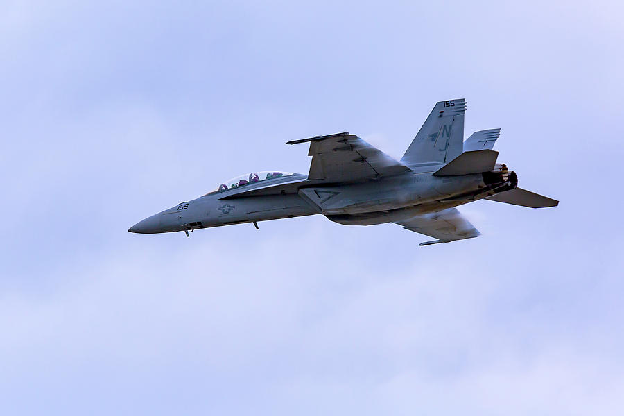US Navy F-18 Super Hornet Photograph by Jack R Perry