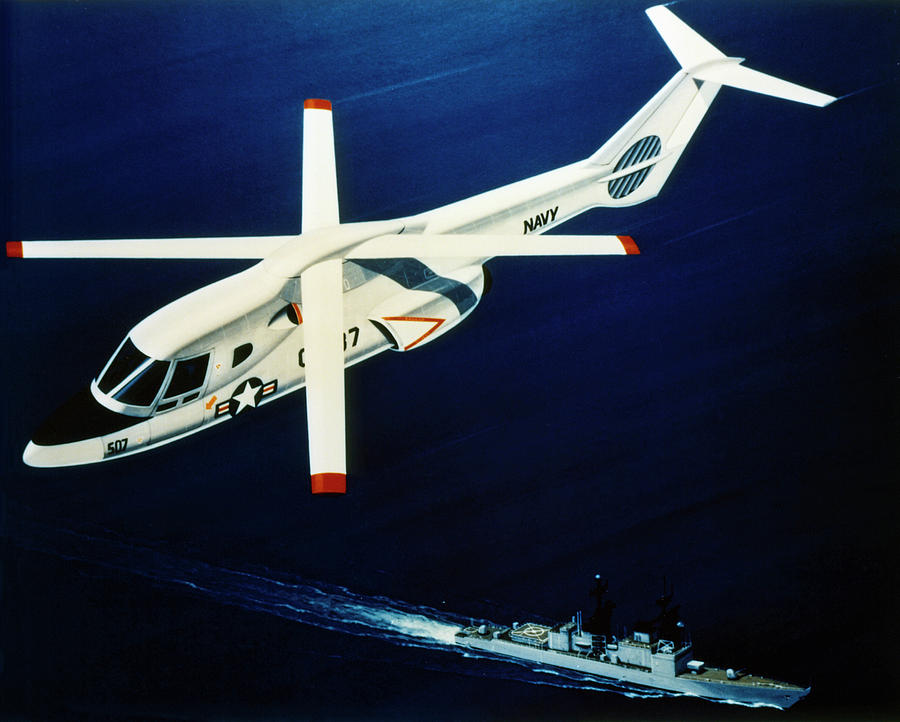 Us Navy Helicopter Photograph by Granger
