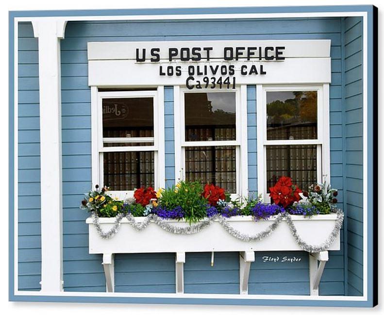 US Post Office Los Olivos California  Photograph by Floyd Snyder