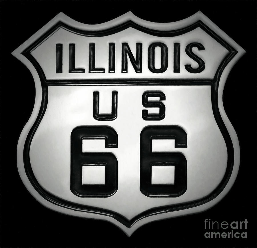 Chicago Photograph - U.S. Route 66 by Adrian Evans