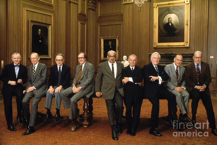 US Supreme Court Justices Photograph by Yoichi Okamoto