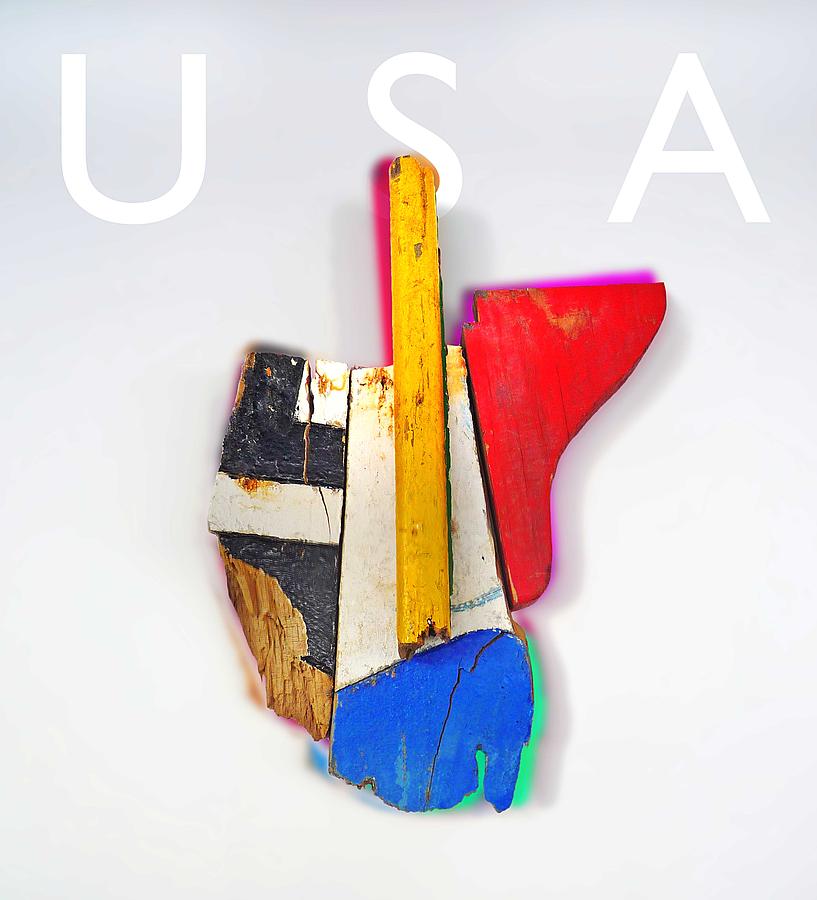 USA Mixed Media by Charles Stuart