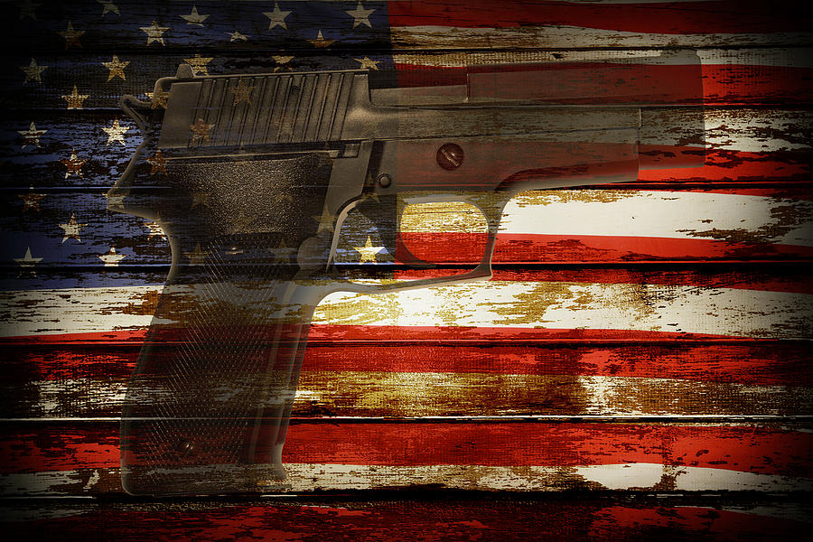 USA handgun Photograph by Les Cunliffe