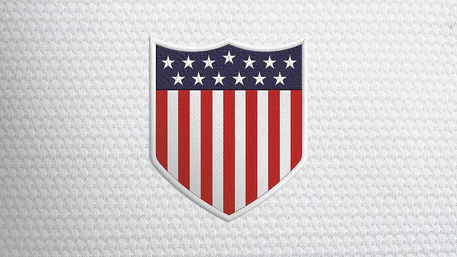 Flag Digital Art - USA Nation Soccer Team by Super Lovely