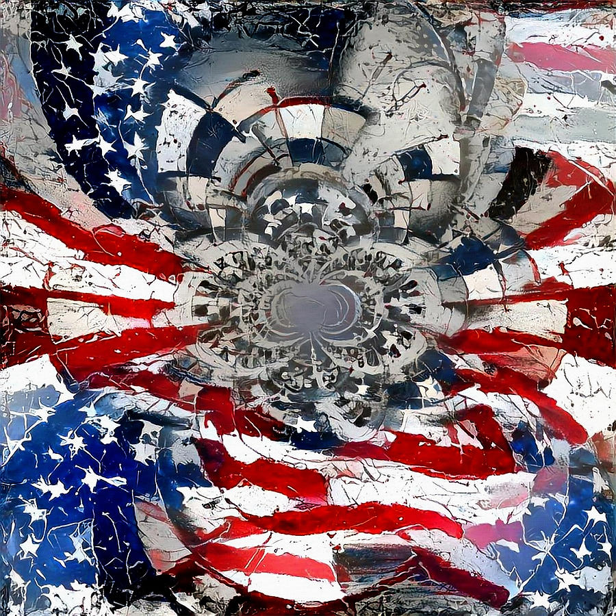 USA Patriot Digital Art by Bruce Rolff