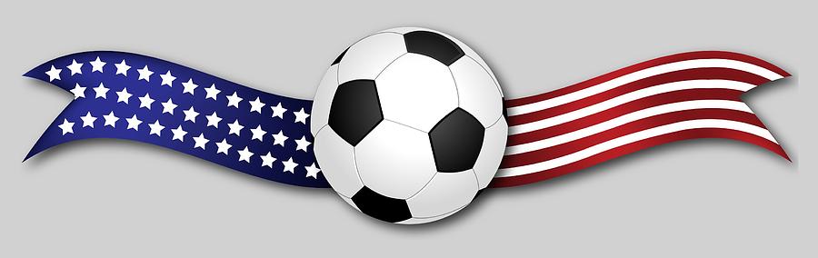 USA Soccer Digital Art by Ericamaxine Price | Fine Art America