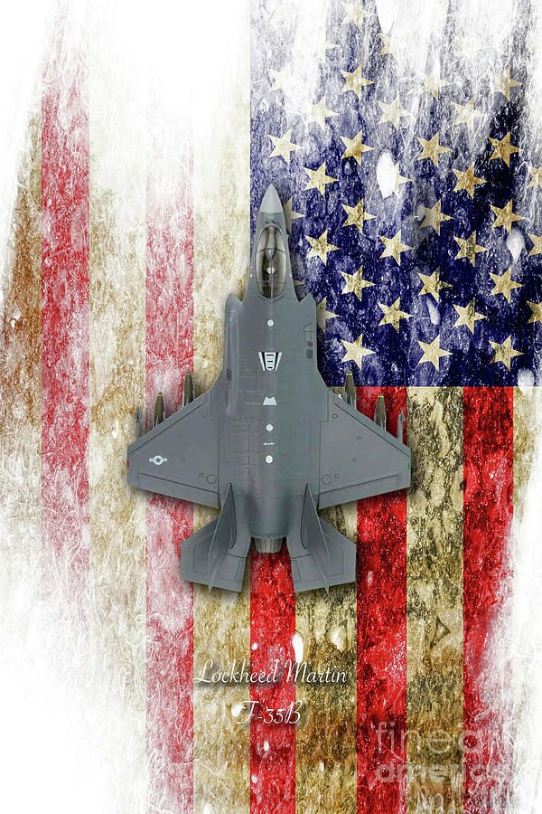 USAF Lockheed Martin F-35B Digital Art by Airpower Art