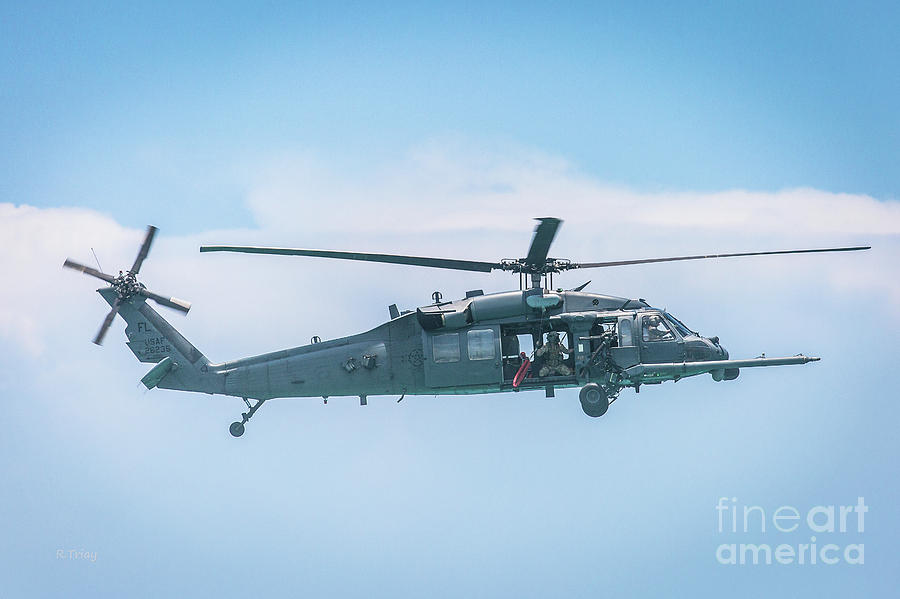 USAF Pararescue SAR Rescue Helicopter Photograph by Rene Triay FineArt Photos