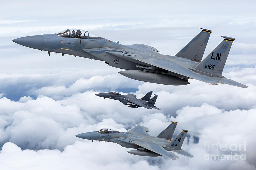 USAF -  RAF Lakenheath Eagles Photograph by Nir Ben-Yosef
