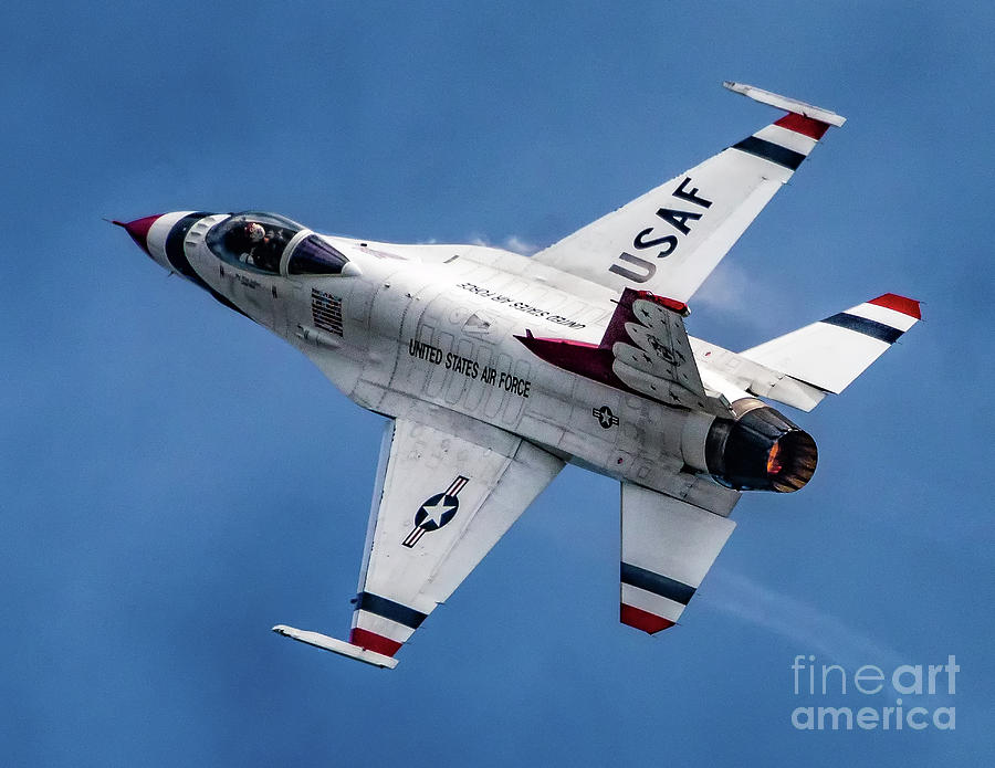 USAF Thunderbird F-16 Photograph by Nick Zelinsky Jr