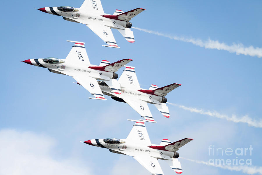 USAF Thunderbirds Photograph by Lawrence Burry