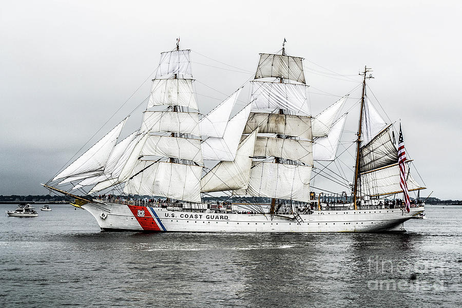 USCG Eagle Photograph by Kevin Fortier
