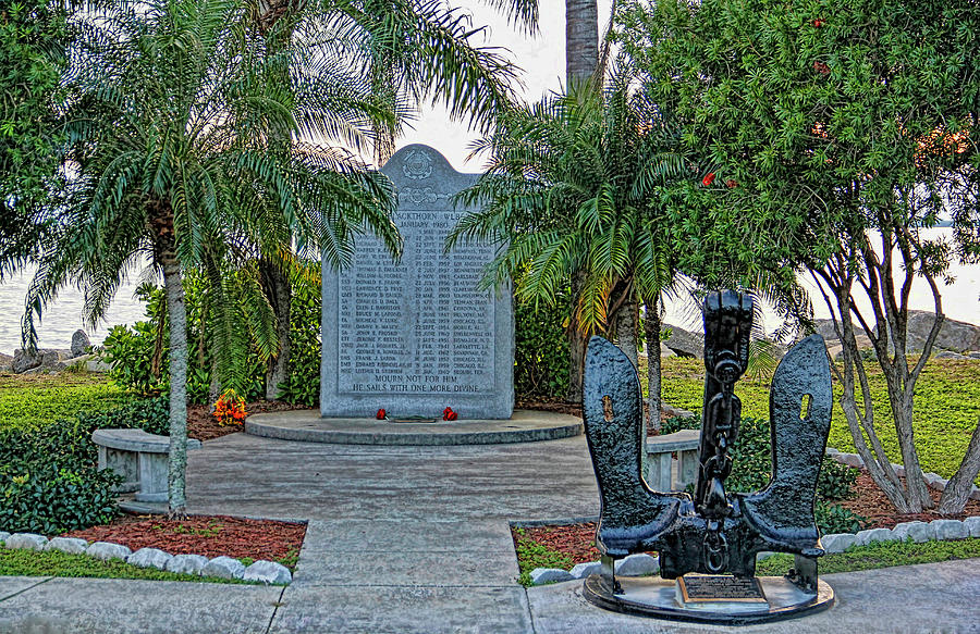 USCGC Blackthorn Memorial Photograph by HH Photography of Florida