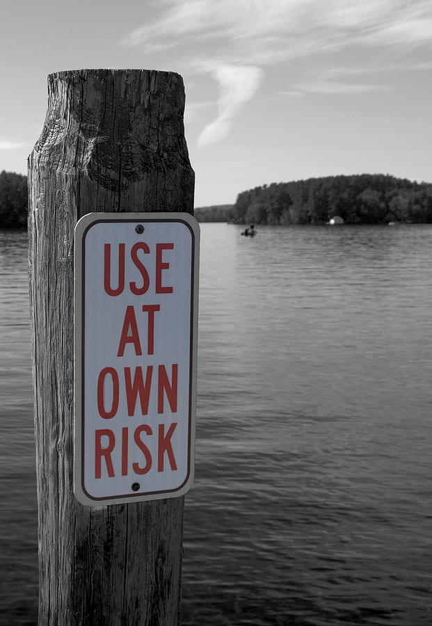 Use at Own Risk Photograph by Mary Capriole