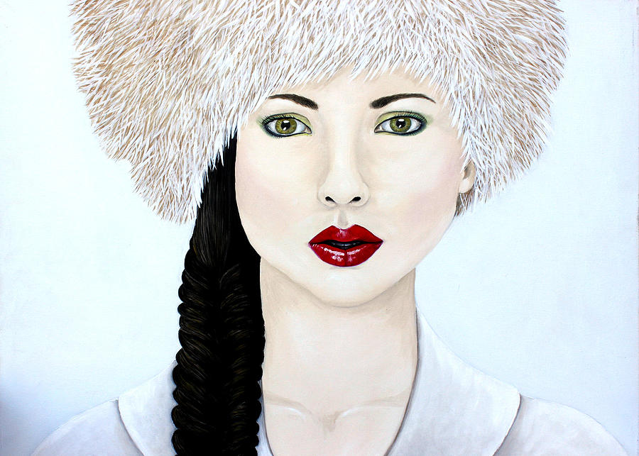 Hat Painting - Ushanka by Pechez Sepehri
