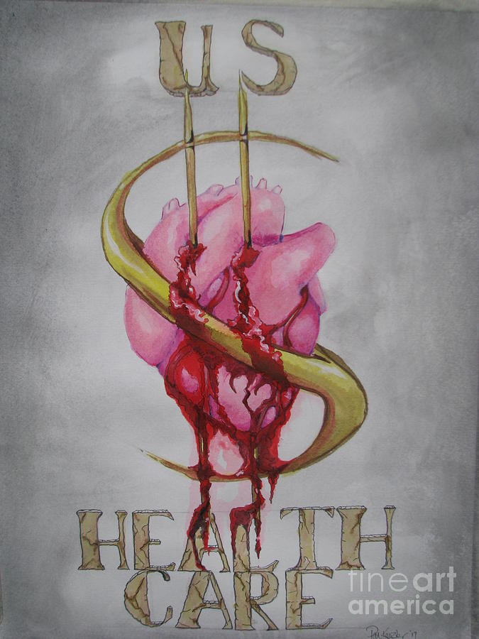 U.s.healthcare Painting by Patricia Kanzler