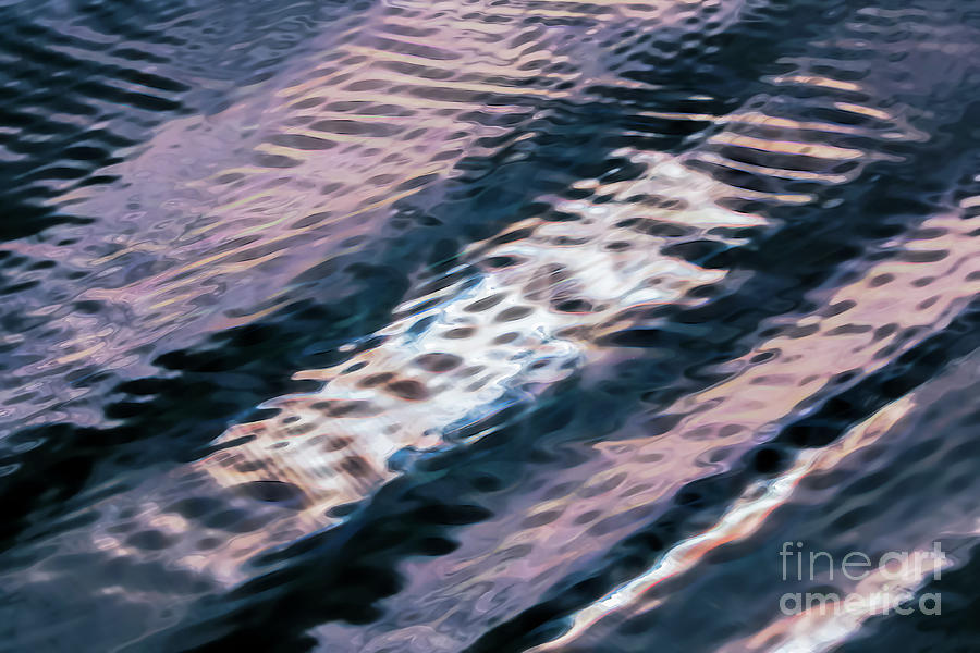 Abstract Photograph - Ushuaia AR - Ocean Ripples 1 by Stefan H Unger
