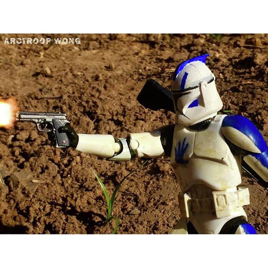 Starwars Photograph - Using Bullet Weapons Was Not Outlawed by Brandon Wong