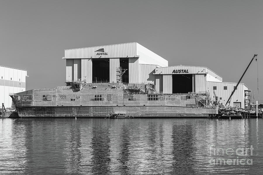 USNS Yuma at Austal Shipyard II Photograph by Clarence Holmes
