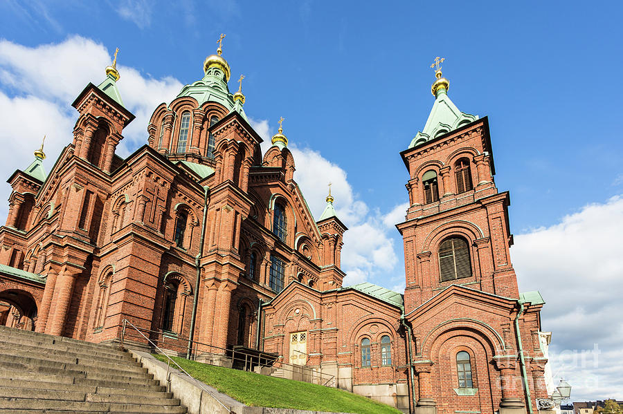 Uspenski Orthodox Cathedral in Helsinki Photograph by Didier Marti