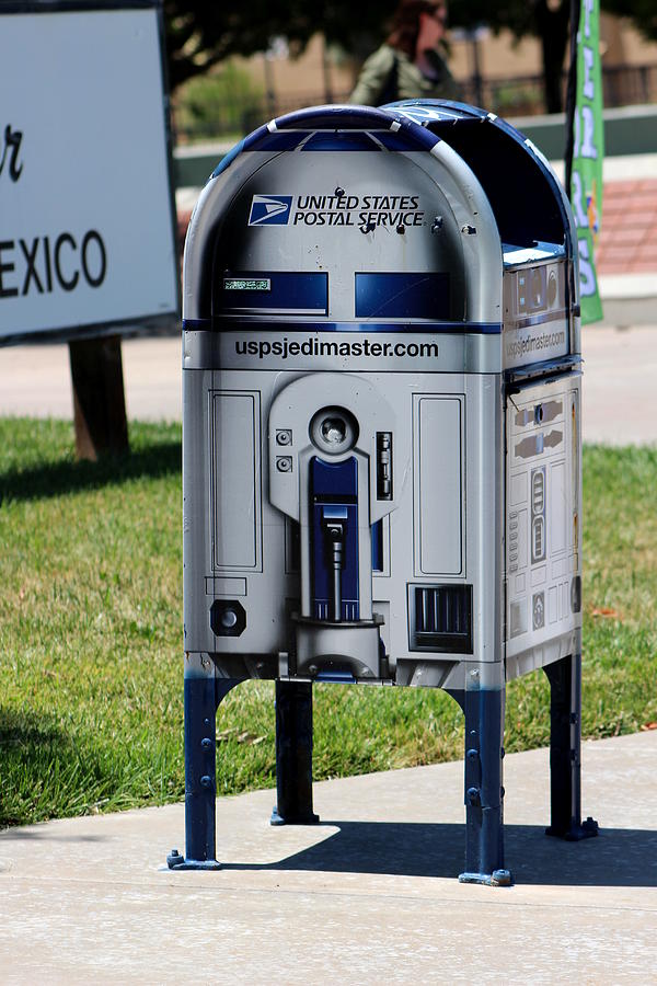 USPS R2-D2 Mailbox Photograph by Colleen Cornelius