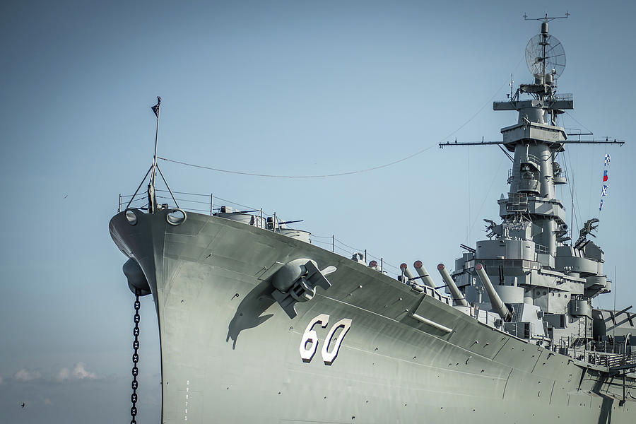 USS Alabama Bow Photograph by Paul Freidlund