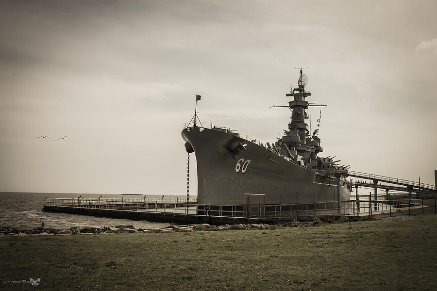 USS Alabama  Photograph by Debra Forand