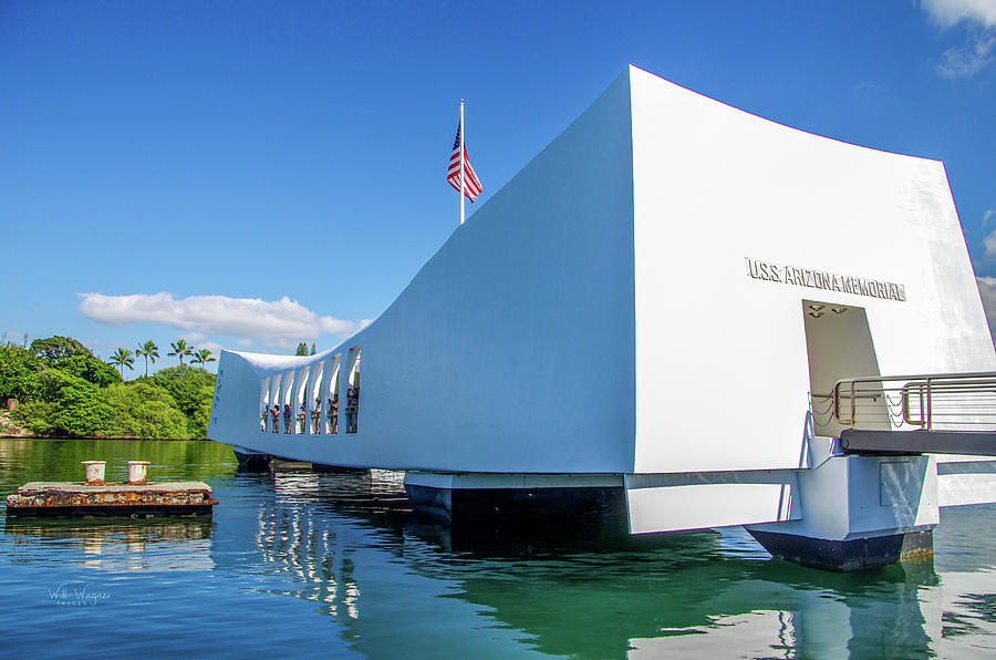 Arizona Memorial Photograph by Will Wagner