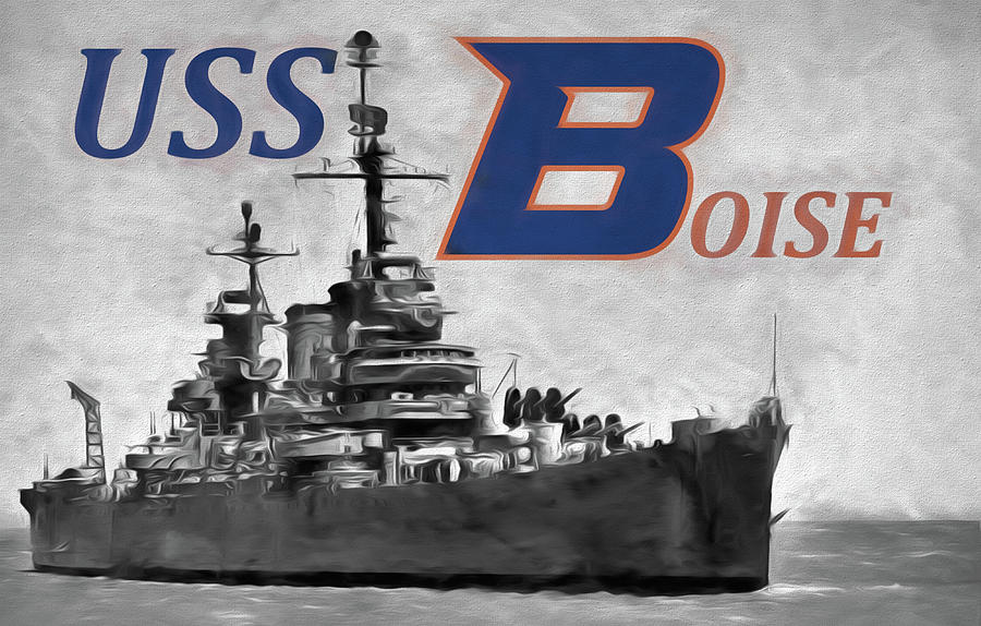 USS Boise Digital Art by JC Findley