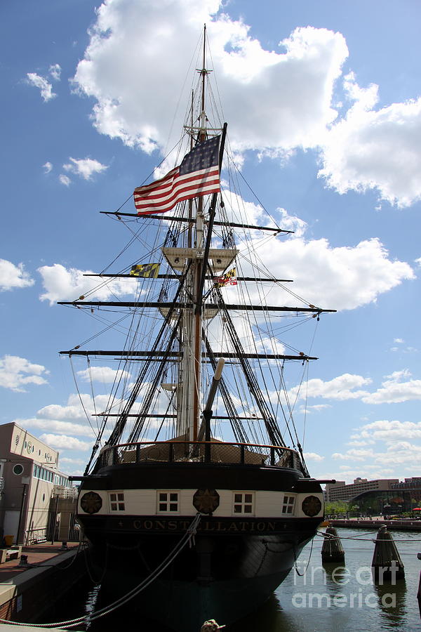 USS Constellation - Baltimore Harbor Photograph by Christiane Schulze Art And Photography