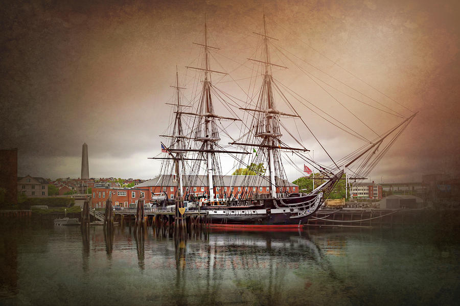Boston Photograph - Uss Constitution Boston by Carol Japp Boston Photograph - Uss Constitution Boston by Carol Japp