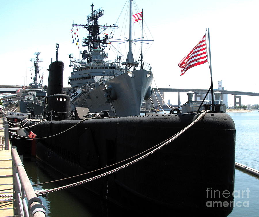Uss Croaker Submarine Buffalo Ny Naval And Military Park Photograph