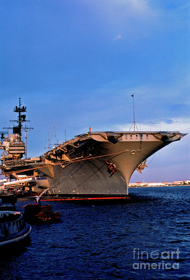 USS Forrestal CV-59 Photograph by Thomas R Fletcher