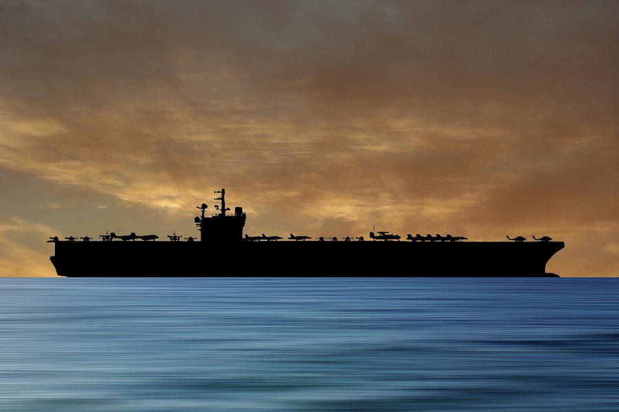 Uss George H W Bush Photograph - Uss George H.w. Bush 2009 V2 by Smart Aviation Uss George H W Bush Photograph - Uss George H.w. Bush 2009 V2 by Smart Aviation