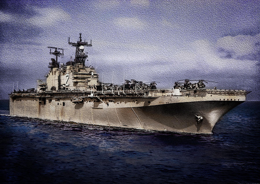 USS Iwo Jima LPH2 Photograph by Reynaldo Williams